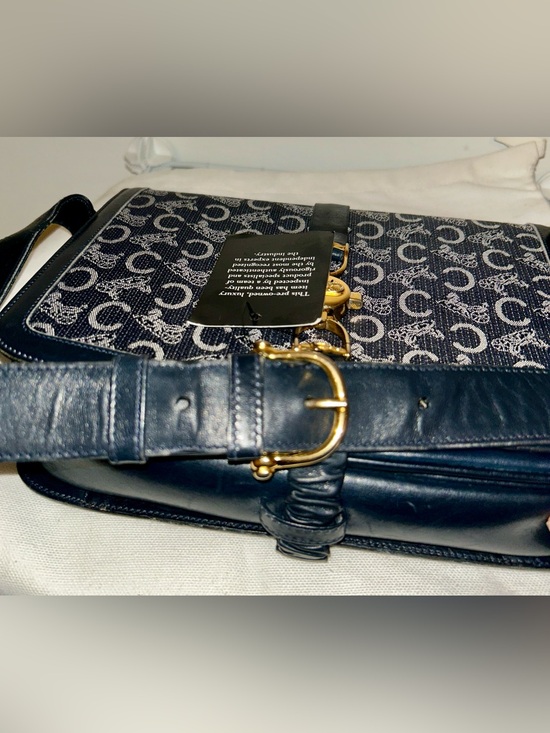 Celine C-Macadam Sulky Horse Carriage Shoulder Bag. Vintage!!!! COA included main image 5